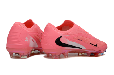 Unisex Nike Phantom 6 Elite Low FG Firm Ground Low-Tops Football Boots - Pink/White/Black