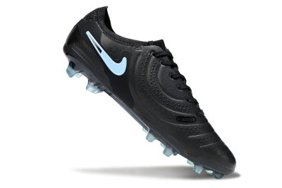 Men's Nike Tiempo Legend 10 Elite FG Firm Ground Low-Tops Football Boots - Black/Jade
