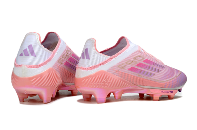 Unisex Adidas F50 Lightstrike Pro FG Firm Ground Low-Tops Football Boots - Pink/Purple/Gold