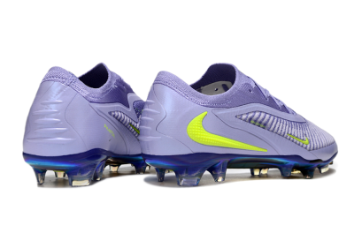Unisex Nike Phantom 6 Elite Low FG Firm Ground Low-Tops Football Boots - Purple/Yellow/Gold