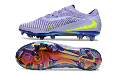 Unisex Nike Phantom 6 Elite Low FG Firm Ground Low-Tops Football Boots - Purple/Yellow/Gold