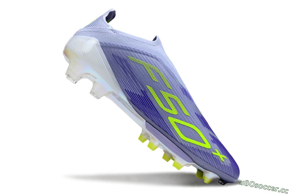 Unisex Adidas F50+ Lightstrike Pro FG Firm Ground Low-Tops Football Boots - Blue/Yellow/White 5
