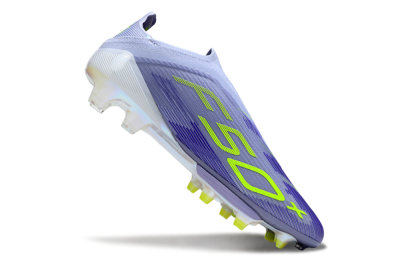 Unisex Adidas F50+ Lightstrike Pro FG Firm Ground Low-Tops Football Boots - Blue/Yellow/White