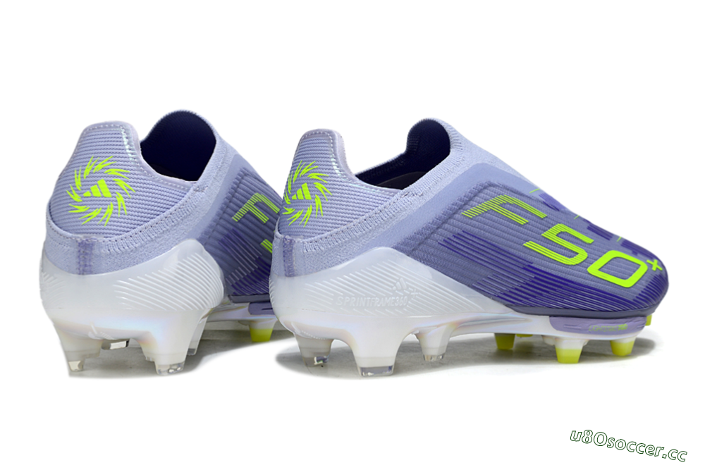 Unisex Adidas F50+ Lightstrike Pro FG Firm Ground Low-Tops Football Boots - Blue/Yellow/White 7