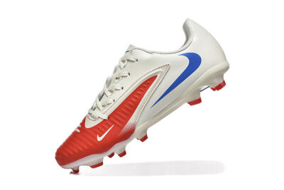 Men's Nike Phantom 6 Elite Low FG Firm Ground Low-Tops Football Boots - Red/White/Blue