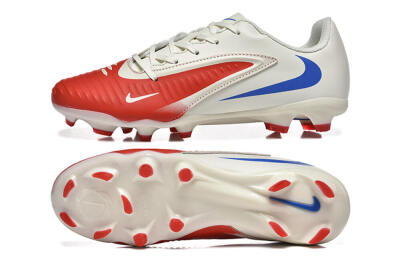 Men's Nike Phantom 6 Elite Low FG Firm Ground Low-Tops Football Boots - Red/White/Blue