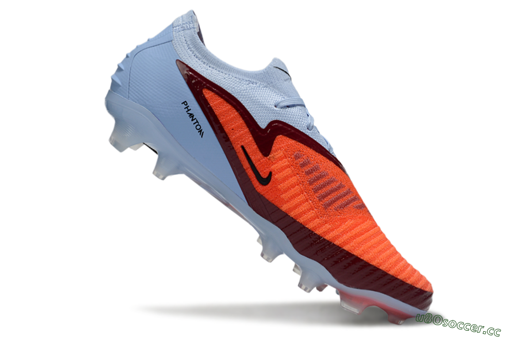 Unisex Nike Phantom 6 Elite Low FG Firm Ground Low-Tops Football Boots - Red/Jade/Black 5