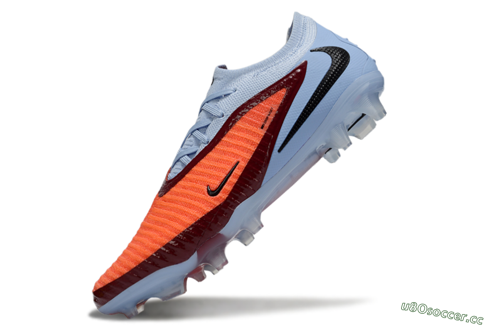 Unisex Nike Phantom 6 Elite Low FG Firm Ground Low-Tops Football Boots - Red/Jade/Black 6
