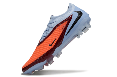 Unisex Nike Phantom 6 Elite Low FG Firm Ground Low-Tops Football Boots - Red/Jade/Black