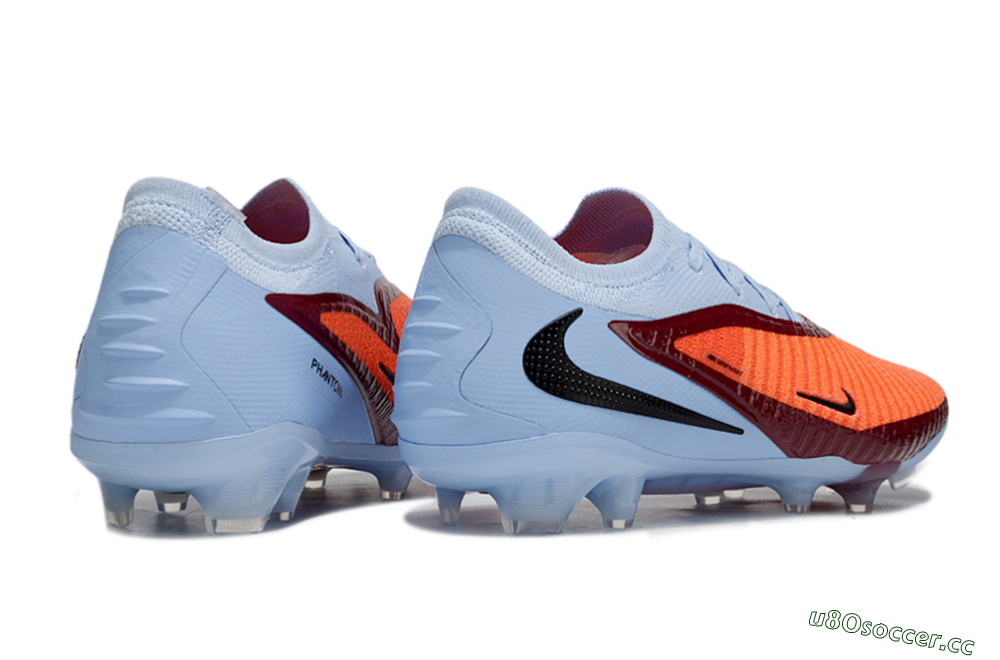Unisex Nike Phantom 6 Elite Low FG Firm Ground Low-Tops Football Boots - Red/Jade/Black 7