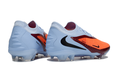 Unisex Nike Phantom 6 Elite Low FG Firm Ground Low-Tops Football Boots - Red/Jade/Black