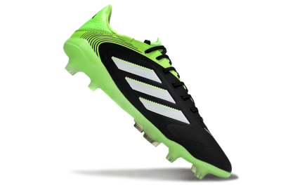 Men's Adidas Copa Pure 3 Elite FG Firm Ground Low-Tops Football Boots - Black/White/Yellow