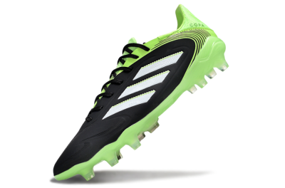 Men's Adidas Copa Pure 3 Elite FG Firm Ground Low-Tops Football Boots - Black/White/Yellow