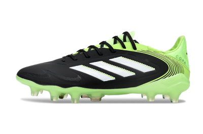 Men's Adidas Copa Pure 3 Elite FG Firm Ground Low-Tops Football Boots - Black/White/Yellow