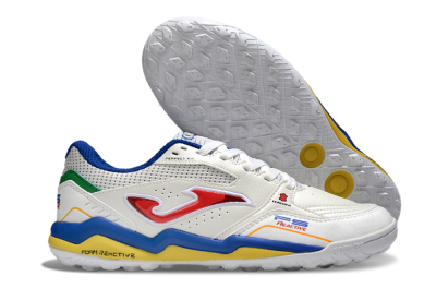 Men's Joma Top Flex TF Artificial Turf Low-Tops Football Shoes - White/Red/Blue/Red