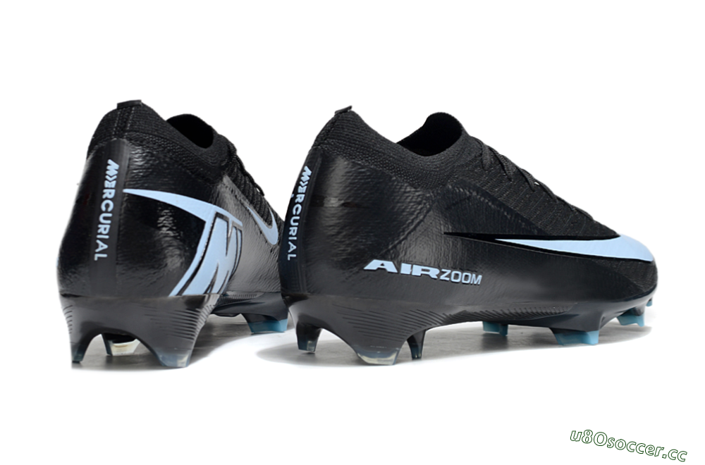 Unisex Nike Air Zoom Mercurial Vapor 16 Elite FG Firm Ground Low-Tops Football Boots - Black/Jade 6