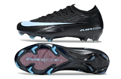 Unisex Nike Air Zoom Mercurial Vapor 16 Elite FG Firm Ground Low-Tops Football Boots - Black/Jade