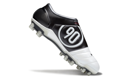 Men's Nike Air Zoom Total 90 III FG Firm Ground Low-Tops Football Boots - White/Black/Red