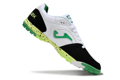 Men's Joma Top Flex TF Artificial Turf Low-Tops Football Shoes - White/Yellow/Black