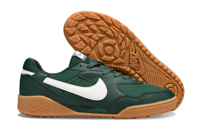 Unisex Nike Terra Manta TF Artificial Turf Low-Tops Football Shoes - Green/White/Brown