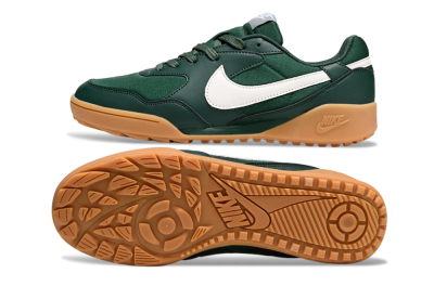Unisex Nike Terra Manta TF Artificial Turf Low-Tops Football Shoes - Green/White/Brown