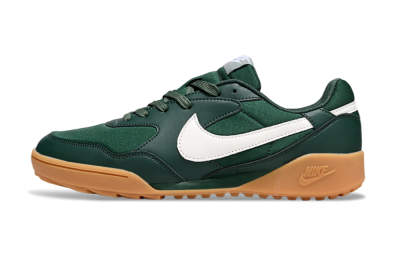 Unisex Nike Terra Manta TF Artificial Turf Low-Tops Football Shoes - Green/White/Brown
