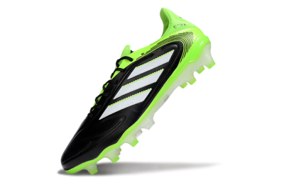 Men's Adidas Copa Pure 3 Elite FG Firm Ground Low-Tops Football Boots - Black/White/Yellow