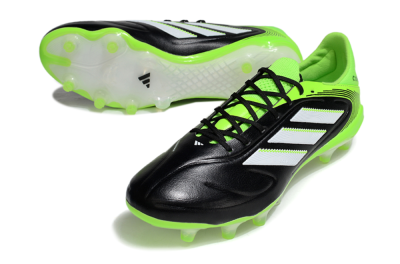 Men's Adidas Copa Pure 3 Elite FG Firm Ground Low-Tops Football Boots - Black/White/Yellow