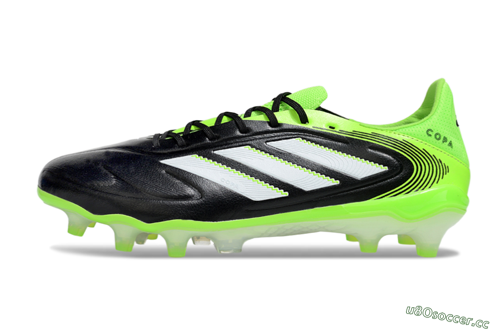Men's Adidas Copa Pure 3 Elite FG Firm Ground Low-Tops Football Boots - Black/White/Yellow 0