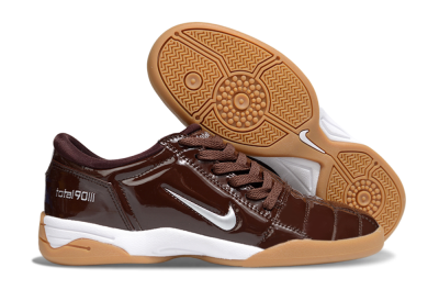 Men's Nike Total 90 III IC Indoor & Futsal Low-Tops Football Shoes - Red/White