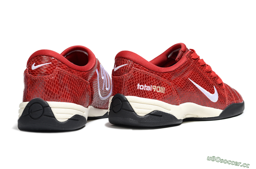 Men's Nike Total 90 III IC Indoor & Futsal Low-Tops Football Shoes - Red/White 6