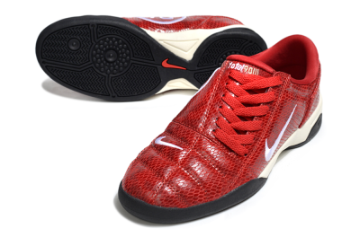 Men's Nike Total 90 III IC Indoor & Futsal Low-Tops Football Shoes - Red/White