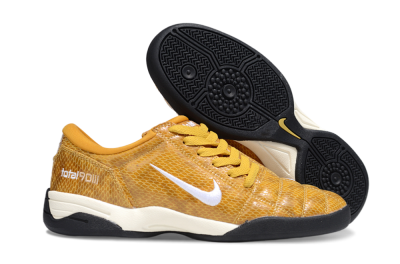Men's Nike Total 90 III IC Indoor & Futsal Low-Tops Football Shoes - Yellow/White/Black