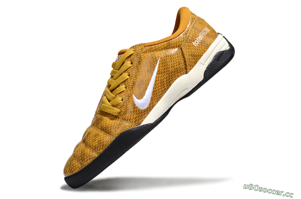 Men's Nike Total 90 III IC Indoor & Futsal Low-Tops Football Shoes - Yellow/White/Black 5