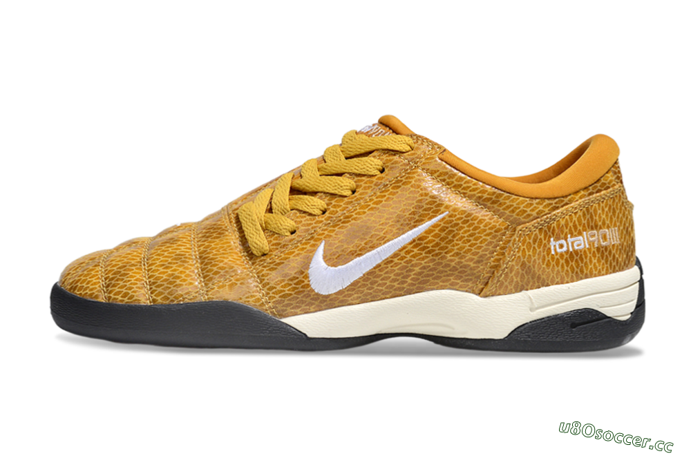 Men's Nike Total 90 III IC Indoor & Futsal Low-Tops Football Shoes - Yellow/White/Black 0