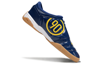 Men's Nike Total 90 III IC Indoor & Futsal Low-Tops Football Shoes - Blue/Yellow/White