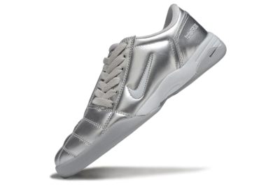 Men's Nike Total 90 III IC Indoor & Futsal Low-Tops Football Shoes - Silver/Grey