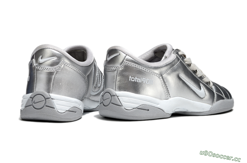 Men's Nike Total 90 III IC Indoor & Futsal Low-Tops Football Shoes - Silver/Grey 6