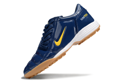 Unisex Nike Total 90 III TF Artificial Turf Low-Tops Football Shoes - Blue/Yellow/White