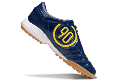 Unisex Nike Total 90 III TF Artificial Turf Low-Tops Football Shoes - Blue/Yellow/White