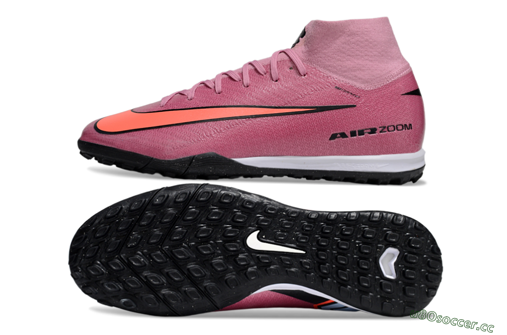 Unisex Nike Air Zoom Mercurial Superfly 10 Elite TF Artificial Turf High-Tops Football Shoes - Red/Black/Whtie 1