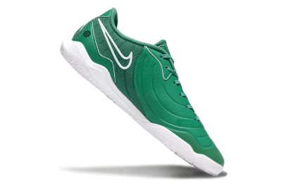 Men's Nike Tiempo Legend 10 Academy IC Indoor & Futsal Low-Tops Football Shoes - Green/White