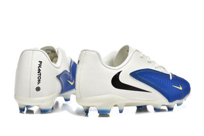 Men's Nike Phantom 6 Elite Low FG Firm Ground Low-Tops Football Boots - Blue/White/Black