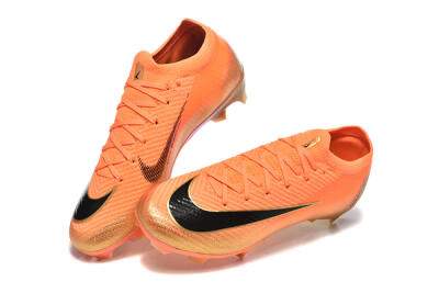 Men's Nike Air Zoom Mercurial Vapor 16 Elite FG Firm Ground Low-Tops Football Boots - Red/Black/Gold
