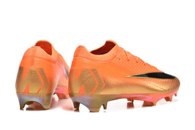 Men's Nike Air Zoom Mercurial Vapor 16 Elite FG Firm Ground Low-Tops Football Boots - Red/Black/Gold