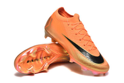 Men's Nike Air Zoom Mercurial Vapor 16 Elite FG Firm Ground Low-Tops Football Boots - Red/Black/Gold
