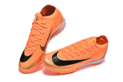 Men's Nike Air Zoom Mercurial Vapor 16 Elite TF Artificial Turf Low-Tops Football Shoes - Red/Black/Gold