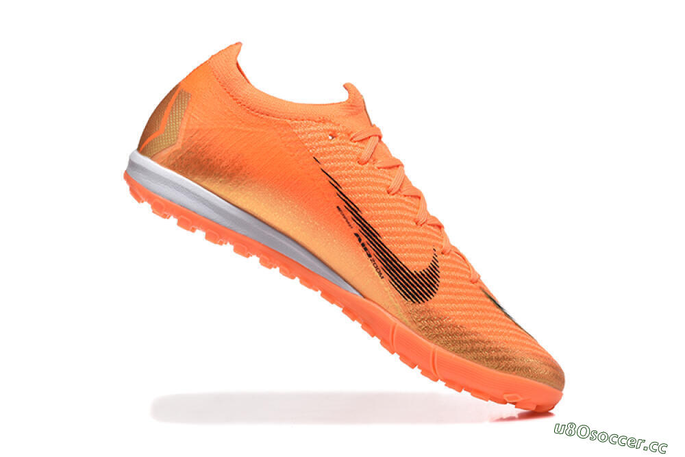 Men's Nike Air Zoom Mercurial Vapor 16 Elite TF Artificial Turf Low-Tops Football Shoes - Red/Black/Gold 7
