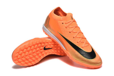 Men's Nike Air Zoom Mercurial Vapor 16 Elite TF Artificial Turf Low-Tops Football Shoes - Red/Black/Gold