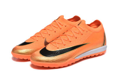 Men's Nike Air Zoom Mercurial Vapor 16 Elite TF Artificial Turf Low-Tops Football Shoes - Red/Black/Gold
